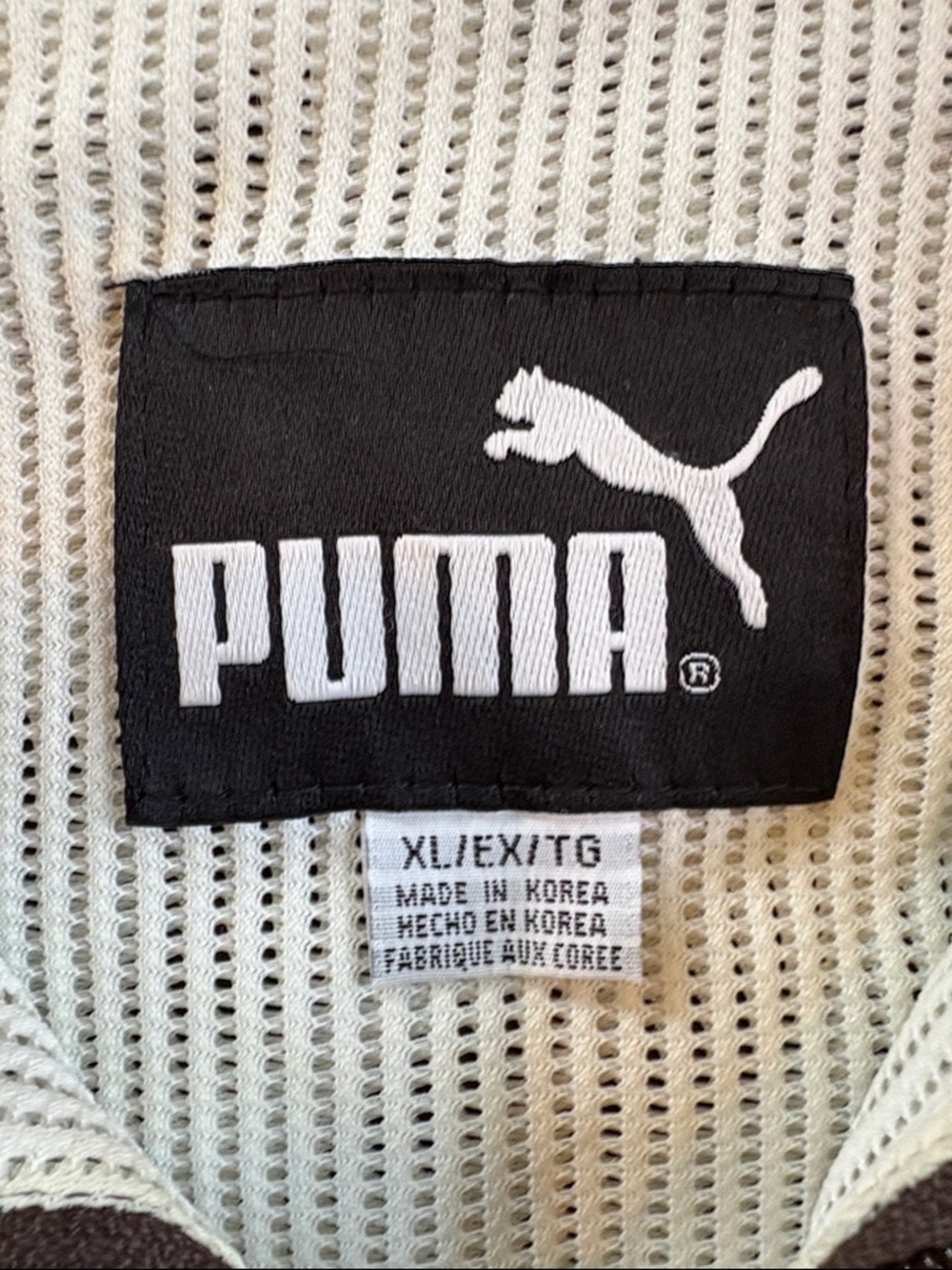 Vintage Puma Cleveland Browns Windbreaker Jacket with Orange Trim & Helmet Patch - Picture 3 of 14